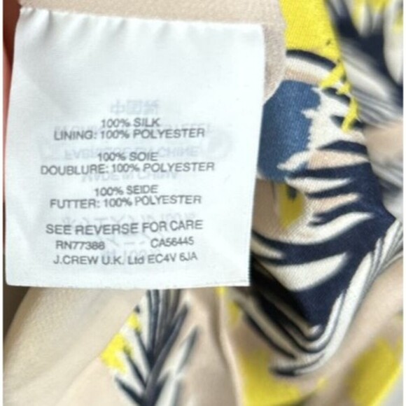 J. Crew Silk Dress Shift Sleeveless Preppy Metal Zip Side Slits Elegant Size 00 - Picture 5 of 9